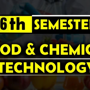 6th Semester→ Food + Chemical Technology