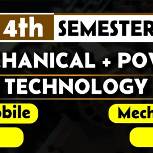 4th Semester→ Mechanical + Power + Automobile + Marine + RAC Technology