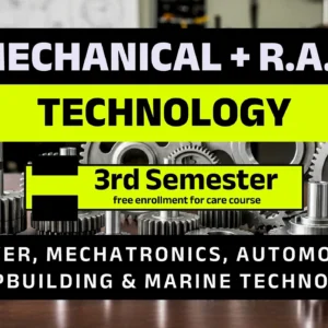 3rd Semester→ Mechanical + RAC + Power + Marine Technology