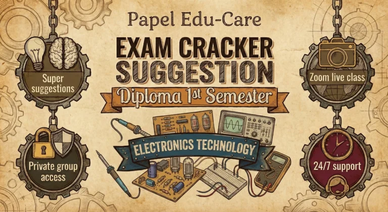 First Semester → Electronics → Exam Cracker