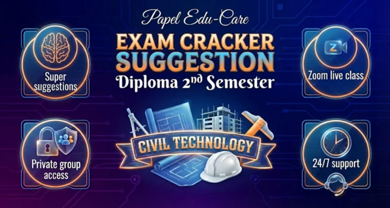 Second Semester → Civil Technology → Exam Cracker