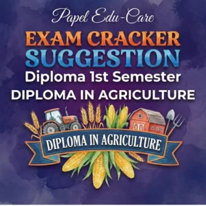First Semester →Diploma in Agriculture → Exam Cracker