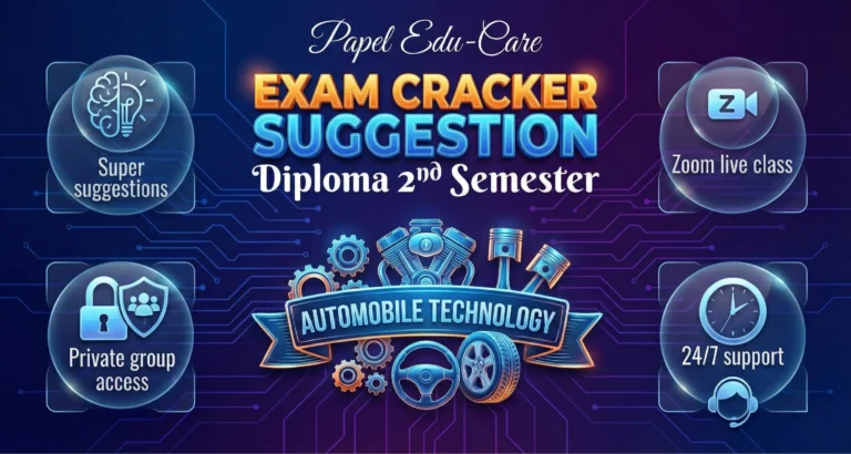 Second Semester → Automobile Technology → Exam Cracker