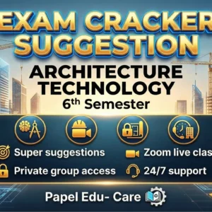 Sixth Semester → Architecture Technology → Exam Cracker