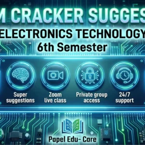 Sixth Semester → Electronics Technology → Exam Cracker