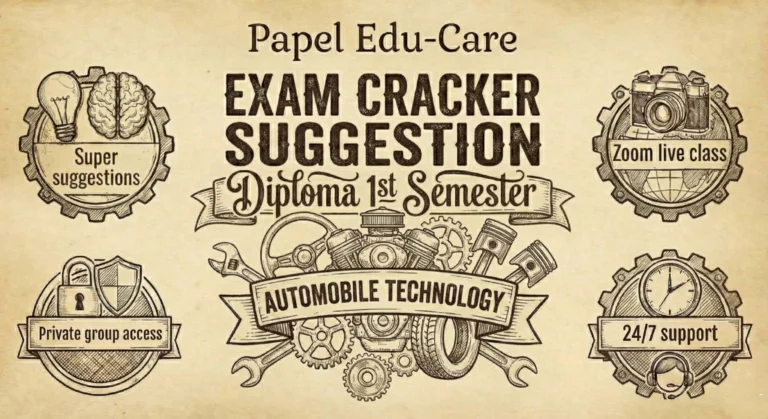 First Semester → Automobile Technology → Exam Cracker