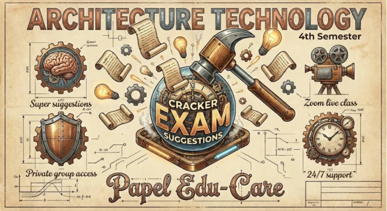 Fourth Semester → Architecture Technology → Exam Cracker