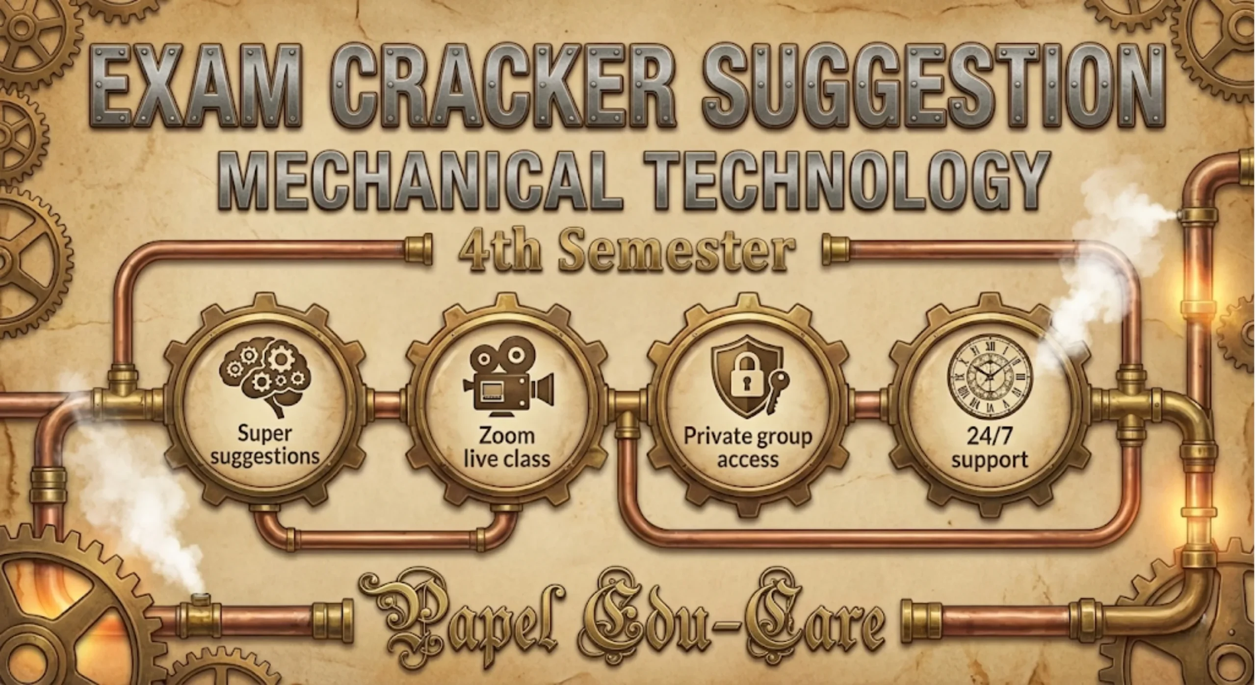 Fourth Semester → Mechanical Technology → Exam Cracker