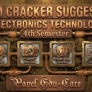 Fourth Semester → Electronics Technology → Exam Cracker