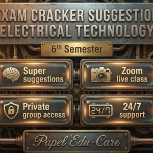 Sixth Semester →Electrical Technology → Exam Cracker