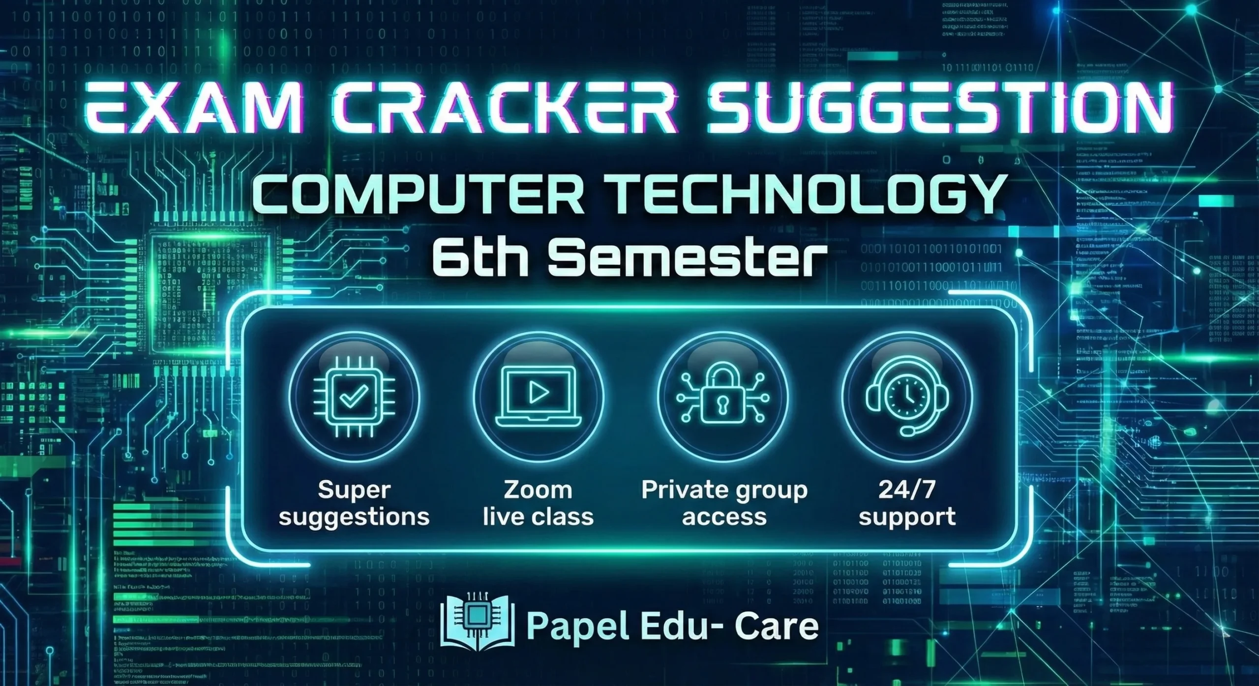 Sixth Semester →Computer Science & Technology → Exam Cracker
