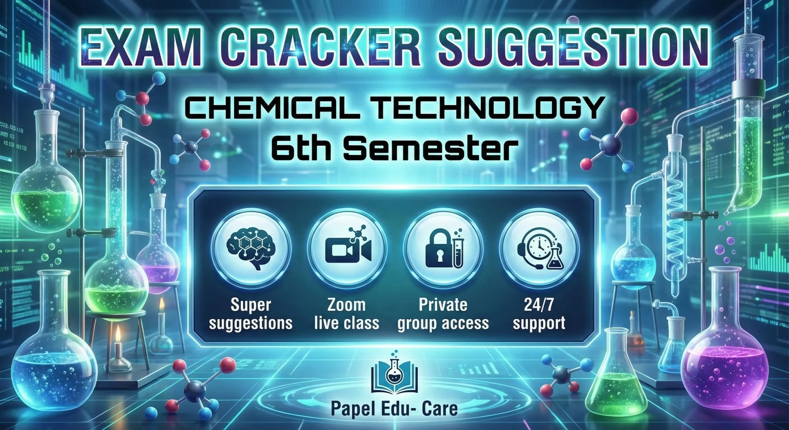 Sixth Semester →Chemical Technology → Exam Cracker