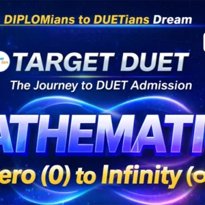 Duet Admission Course- Mathematics.