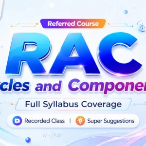 RAC Cycles and Components → Recorded Class + Super Suggestion