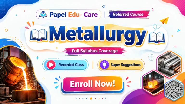 Metallurgy→ Recorded Class + Super Suggestion